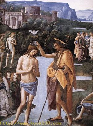 Baptism of Christ (detail) c. 1482