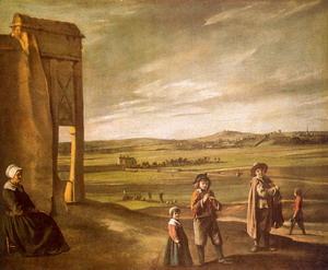 Landscape with Peasants 1640