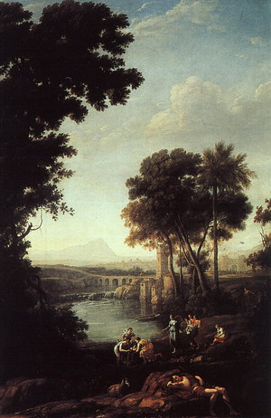 Landscape with the Finding of Moses 1638