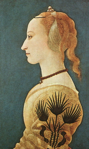 Portrait of a Lady in Yellow 1400s