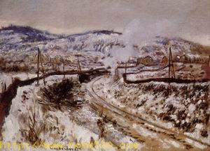 Train in the Snow Argenteuil 1875