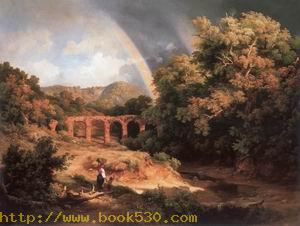 Italian Landscape with Viaduct and Rainbow 1838