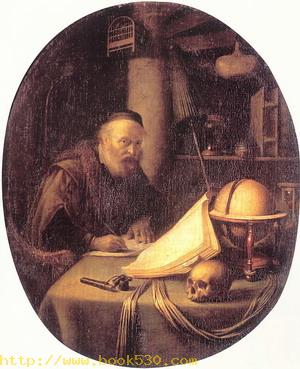 Man Interrupted at His Writing 1635