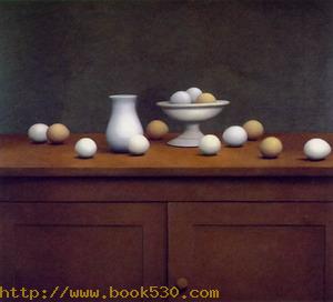 Still Life with Eggs, Bowl and Vase 1971