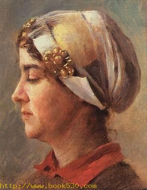 Woman in a White Cap, 1884