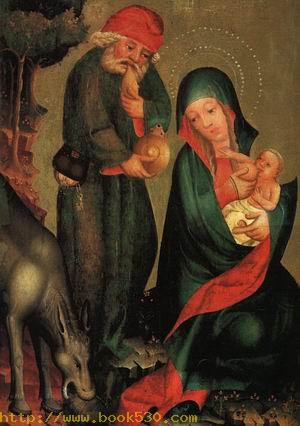 Rest on the Flight to Egypt, panel from Grabow Altarpiece 1383