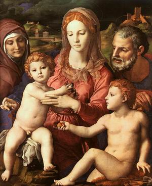 Holy Family with St. Anne and the Infant St. John 1550