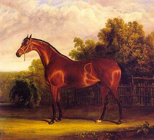 Negotiator the Bay Horse in a Landscape 1826