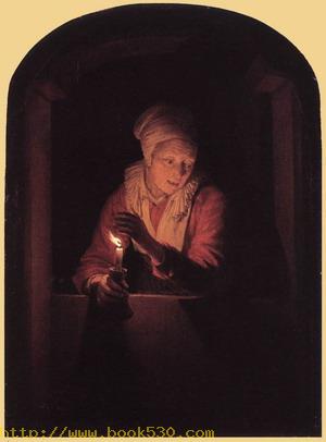 Old Woman with a Candle 1661