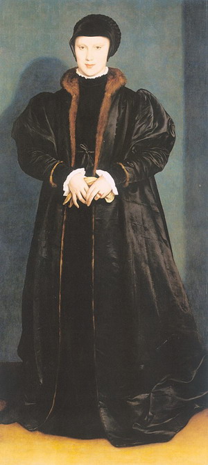 Portrait of Christina of Denmark 1538