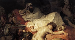 The Death of Sardanapalus (detail) 1827