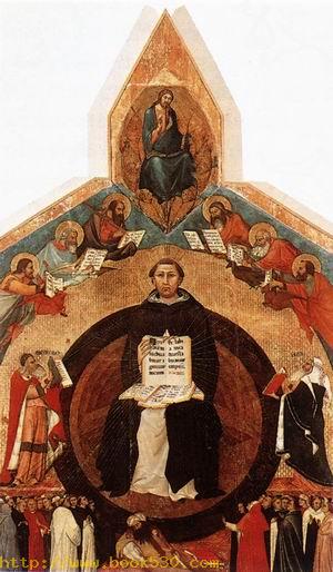 Triumph of St Thomas Aquinas c. 1340