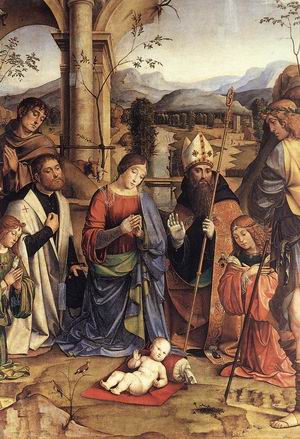 Adoration of the Child (detail)