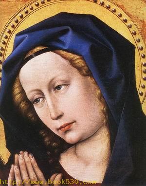 Blessing Christ and Praying Virgin (detail) c. 1424