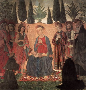 Madonna and Child with Saints c. 1454