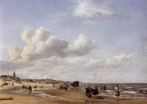 The Beach at Scheveningen 1658