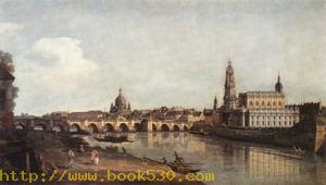 View of Dresden from the Right Bank of the Elbe with the Augustus Bridge 1748