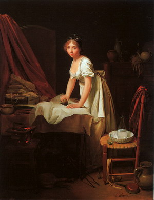 Young Woman Ironing, 1800