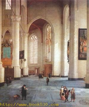 Interior of the St Laurenskerk in Rotterdam 1660-65