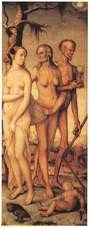 Three Ages of Man and Three Graces (left wing) 1539