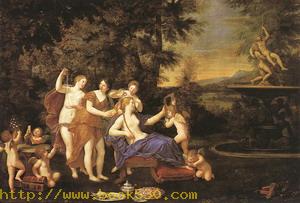 Venus Attended by Nymphs and Cupids 1633