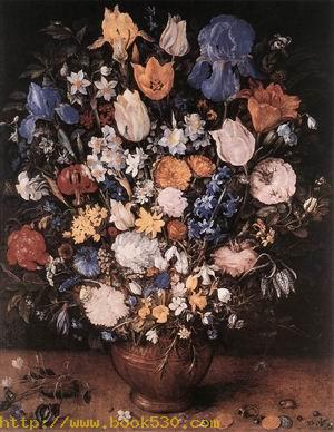 Bouquet in a Clay Vase 1599-1607