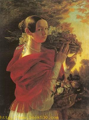 Young Woman with Basket 1835