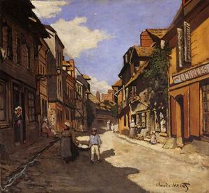Le Rue de La Bavolle at Homfleur 1864
