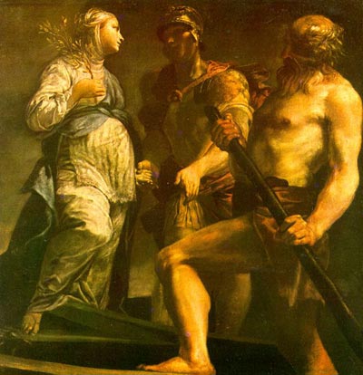 Aeneas with the Sybil & Charon