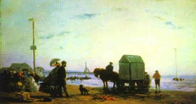 Beach Scene, Trouville