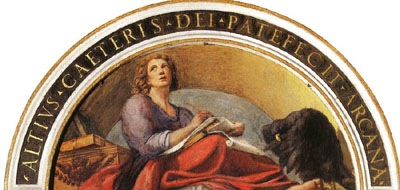 Lunette with St. John the Evangelist