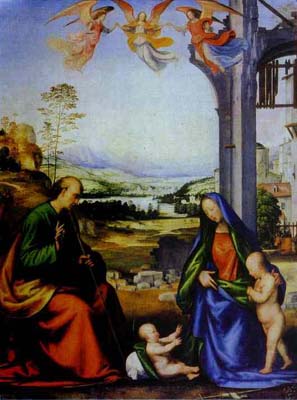 The Holy Family with St. John the Baptist