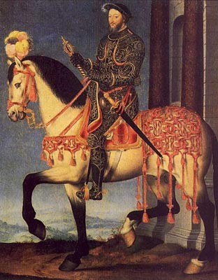 Portrait of Francois I on Horseback