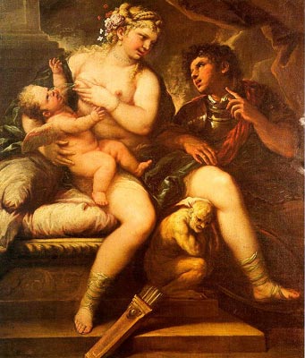 Venus, Cupid and Mars