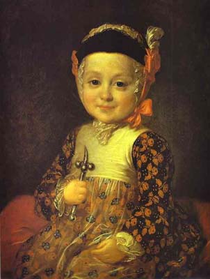 Portrait of Count Alexey Bobrinsky as a Child