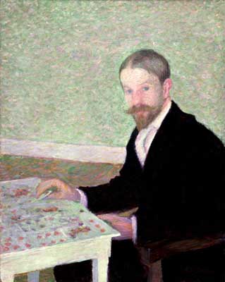 Portrait of the Artist, William Howard Hart, Giverny