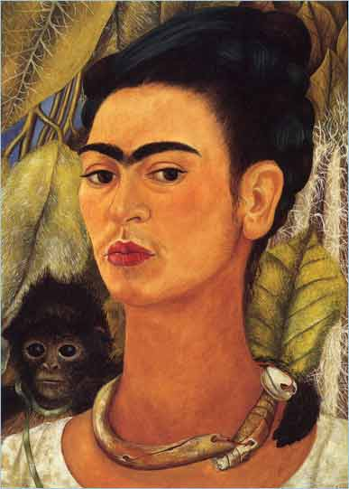 Self-Portrait with Monkey