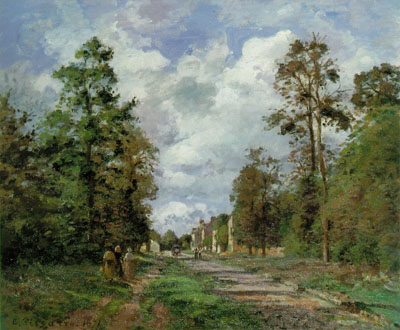 The Road to Louveciennes, at the Outskirts of the Forest