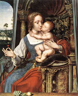 Virgin and Child in a Landscape