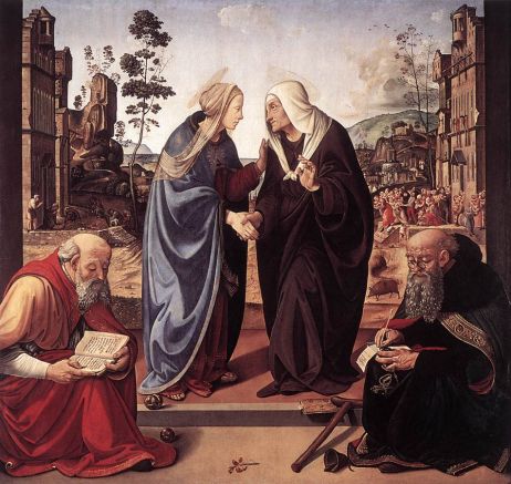 Piero di Cosimo - The Visitation with Sts Nicholas and Anthony