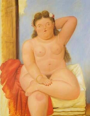 Fernando Botero - Seated Woman 1989