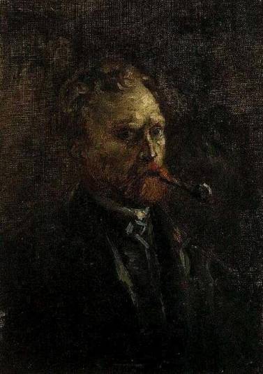 Vincent van Gogh - Self Portrait with Pipe