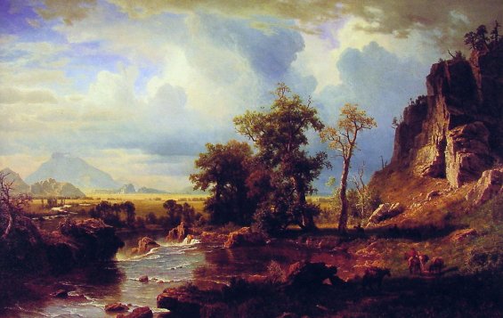 Albert Bierstadt - North Fork Of The Platte Nebraska