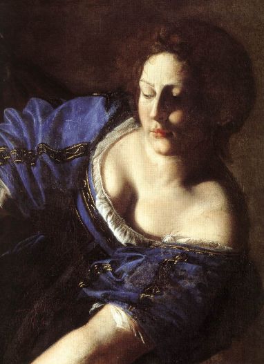 Artemisia Gentileschi - Judith Beheading Holofernes 1 (detail)