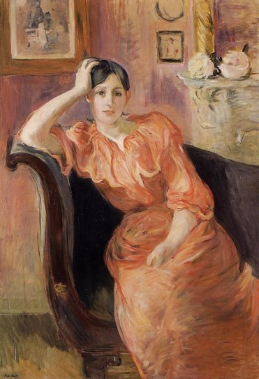 Berthe Morisot - Portrait of Jeanne Pontillon