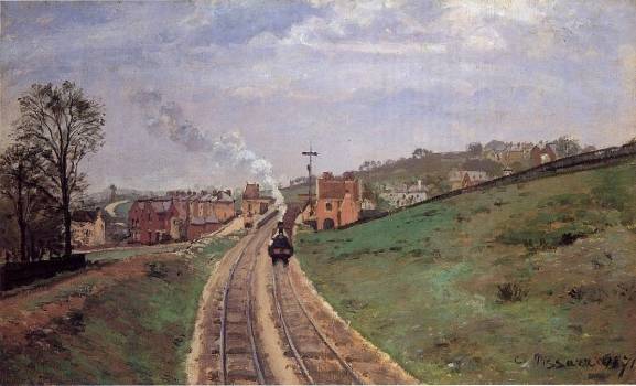 Camille Pissarro - Lordship Lane Station, Dulwich