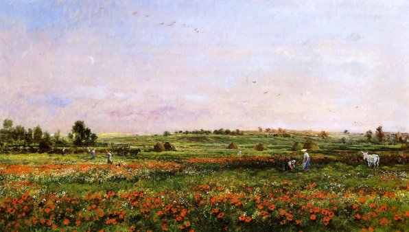 Charles-Francois Daubigny - Fields in the Month of Jun