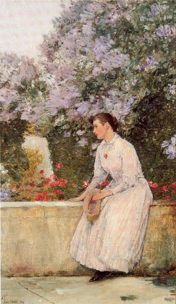 Childe Hassam - In the Garden 1888-89