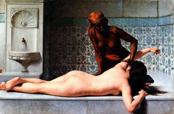 Edouard Debat-Ponsan - The Massage in the Harem