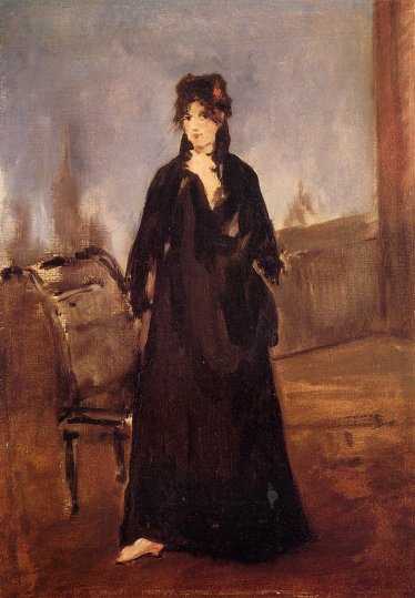 Edouard Manet - Portrait of Berthe Morisot